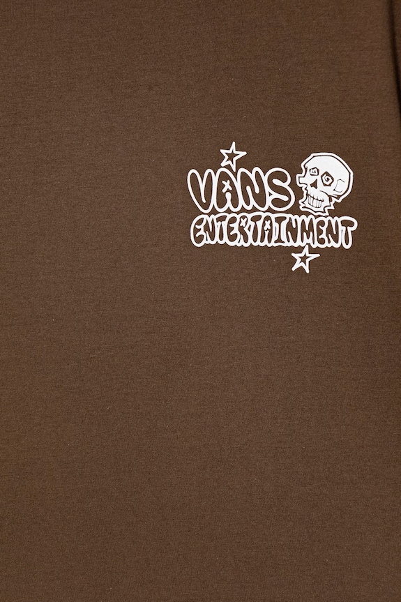 Αγορίστικα Παιδικό βαμβακερό μπλουζάκι Vans VN000VX8FST1 καφέ