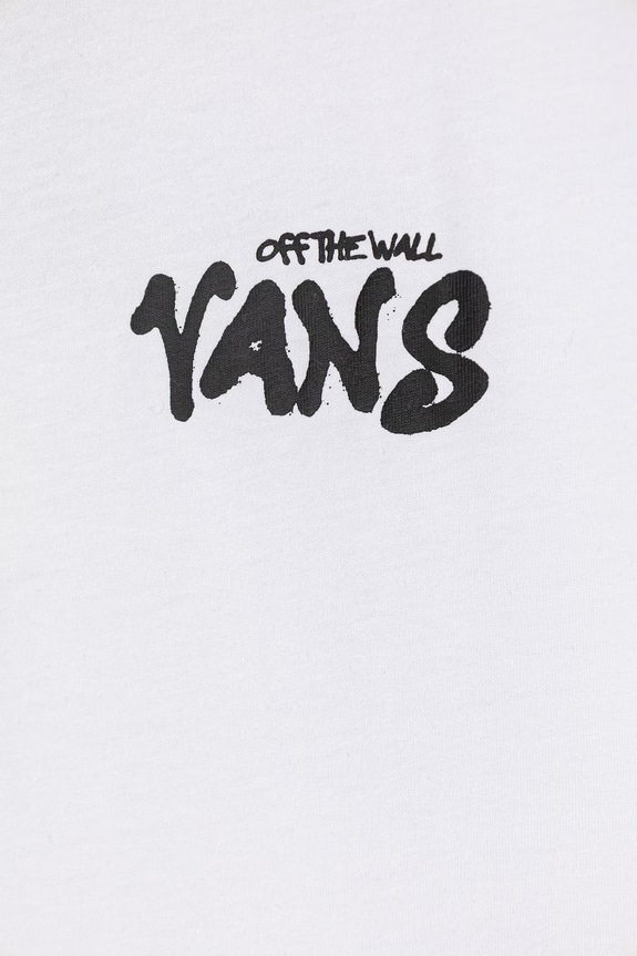 Αγορίστικα Παιδικό βαμβακερό μπλουζάκι Vans VN000VY7WHT1 λευκό