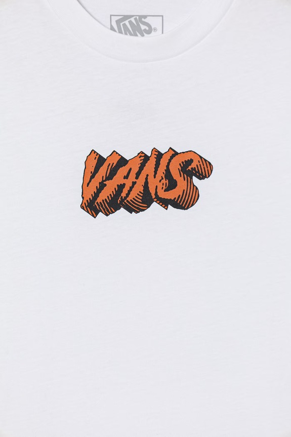 CHLAPEC Dětské bavlněné tričko Vans VN000W03WHT1 bílá