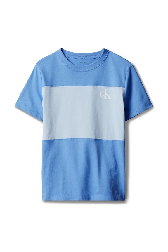 Calvin Klein Jeans T-shirt dziecięcy bawełniany 2-pack LVCKSJA46B.104.116.PPY2 niebieski SS26