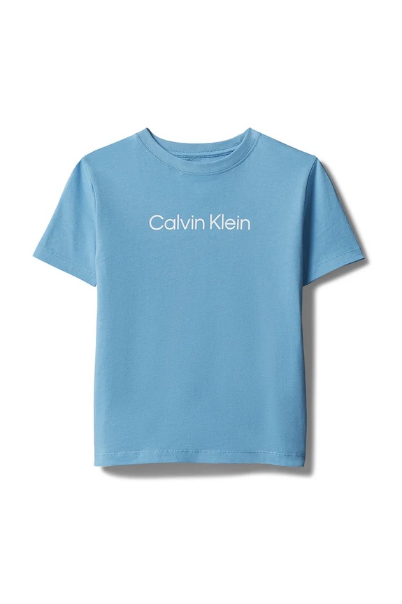 Calvin Klein Jeans tričko detské bavlnené LV1CKSJA29.128.176.PPY2 modrá SS26
