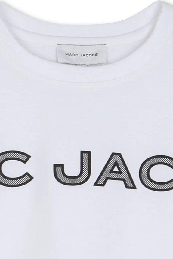 Dječaci Dječja pamučna majica kratkih rukava Marc Jacobs W60766.114.150 bijela