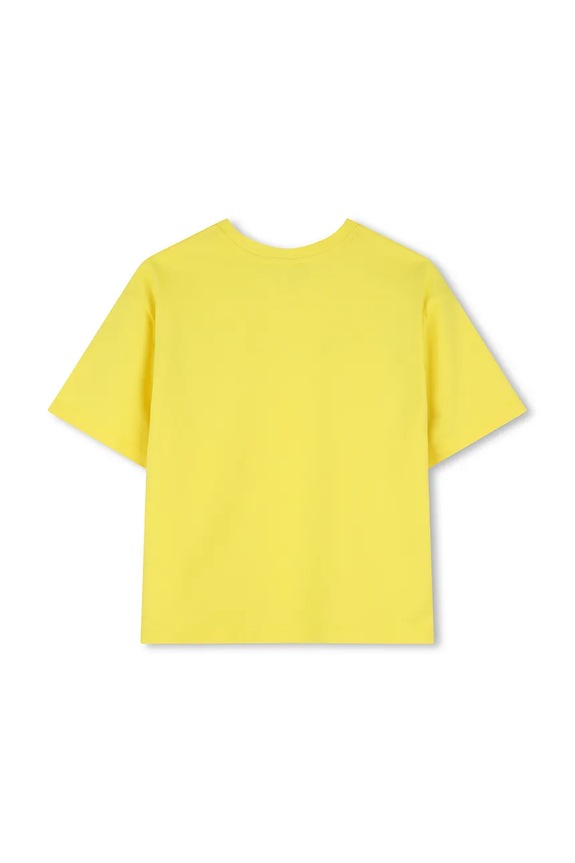 Dječja pamučna majica kratkih rukava Marc Jacobs W60766.114.150 zlatna SS26