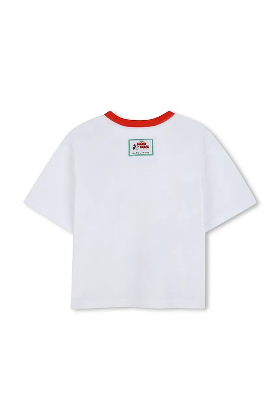 Băieți Marc Jacobs tricou pentru copii, din bumbac W60767.86.108 alb