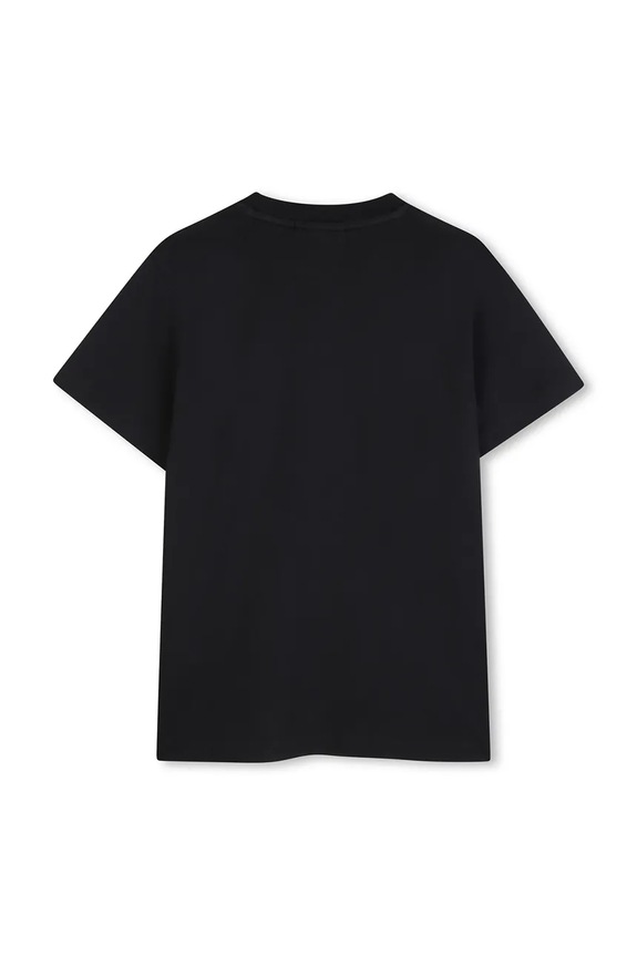 HUGO t-shirt bawełniany dziecięcy G01016.114.150 czarny SS26