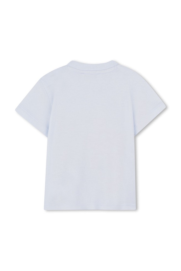 Kenzo Kids t-shirt bawełniany niemowlęcy K61721.71.81 niebieski SS26