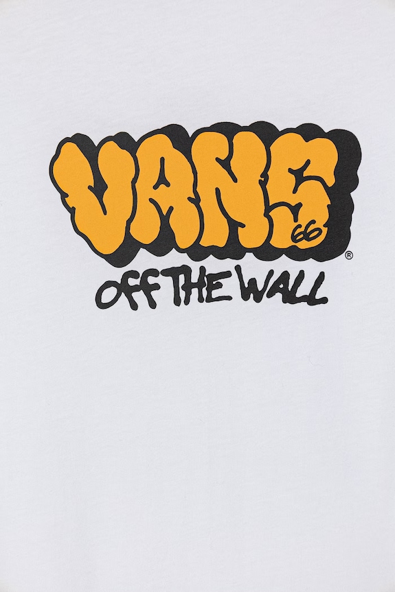 Chlapec Vans tričko detské bavlnené VN000W07WHT1 biela