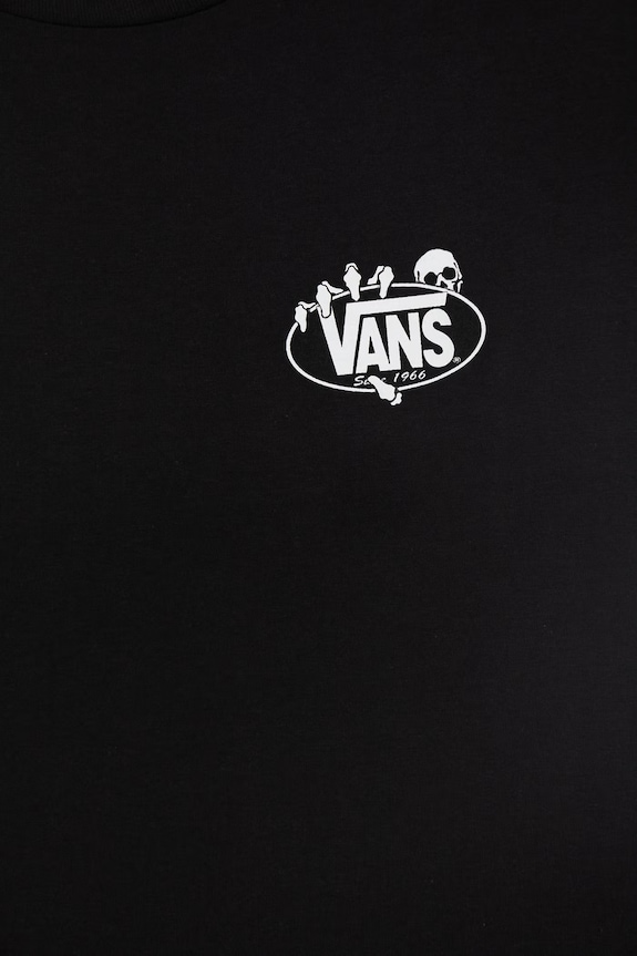 Băieți Vans tricou pentru copii bumbac VN000VW4BLK1 negru