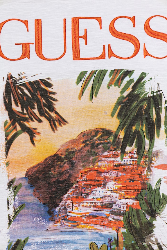 Chłopiec Guess t-shirt dziecięcy bawełniany L6GI05.K6XN4.PPY2.M biały