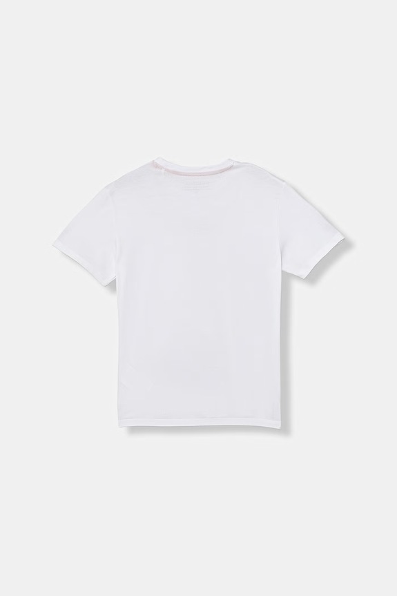 Guess t-shirt dziecięcy bawełniany L6GI12.K8HM4.PPY2.M biały SS26