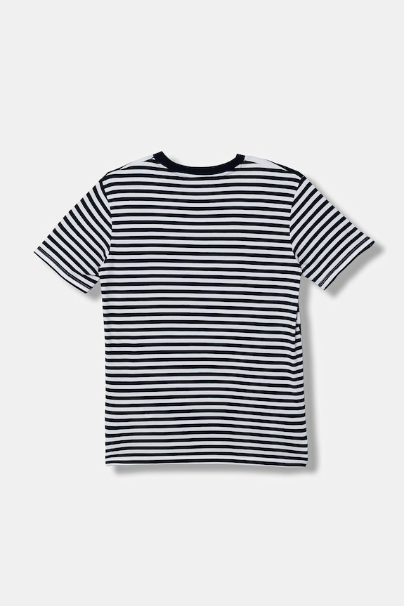 Guess t-shirt dziecięcy bawełniany L6GI16.K9N34.PPY2.M granatowy SS26