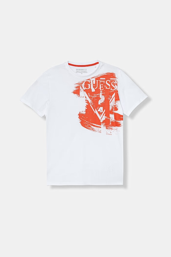 Guess T-shirt dziecięcy bawełniany biały L6GI20.K8HM4.PPY2.M
