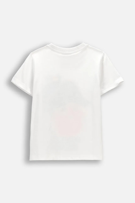 Coccodrillo t-shirt dziecięcy WC6143201RBK biały SS26