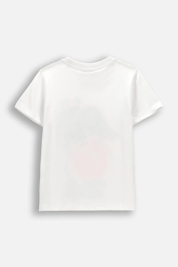 Coccodrillo t-shirt dziecięcy WC6143201RBK biały SS26