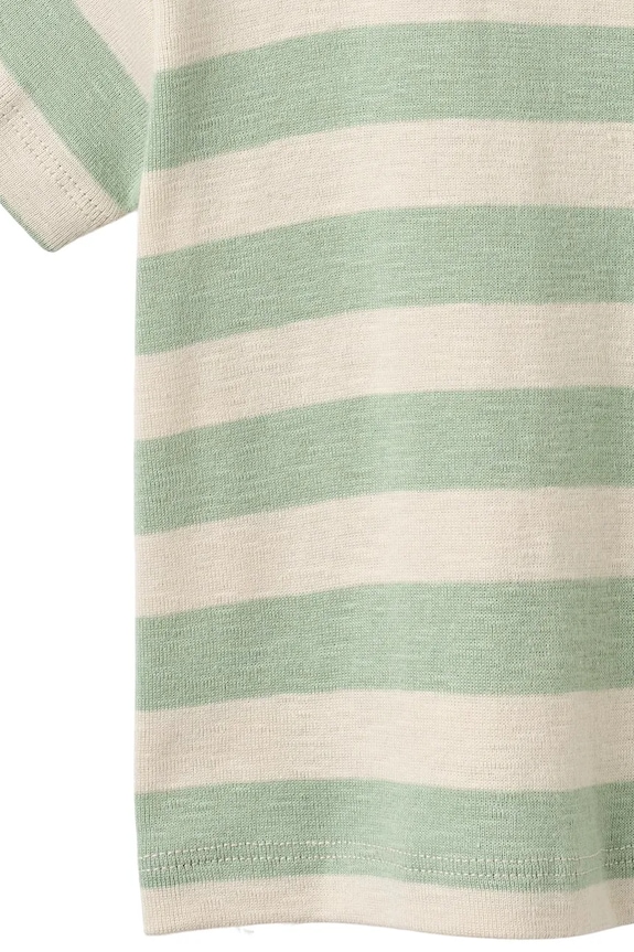 Băieți Wheat tricou din bumbac pentru bebeluși 6172.108S.GOTS verde