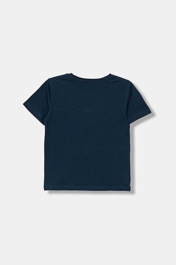 United Colors of Benetton тениска за деца от памук 3I1XG10MA.P.Stagionale тъмносин SS26