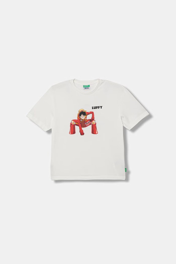 United Colors of Benetton tricou pentru copii, din bumbac alb 3MI5C10S9.G.Stagionale