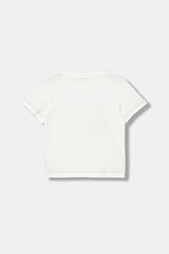 United Colors of Benetton tricou pentru copii bumbac 3MI5G10LX.P.Stagionale alb SS26