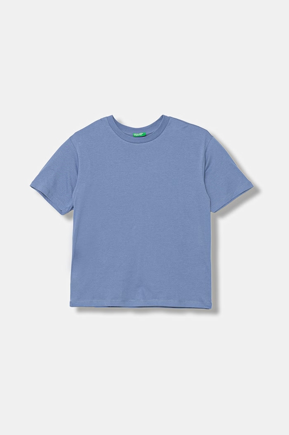 Detské bavlnené tričko United Colors of Benetton 3I1XC10SU.G.Stagionale modrá SS26