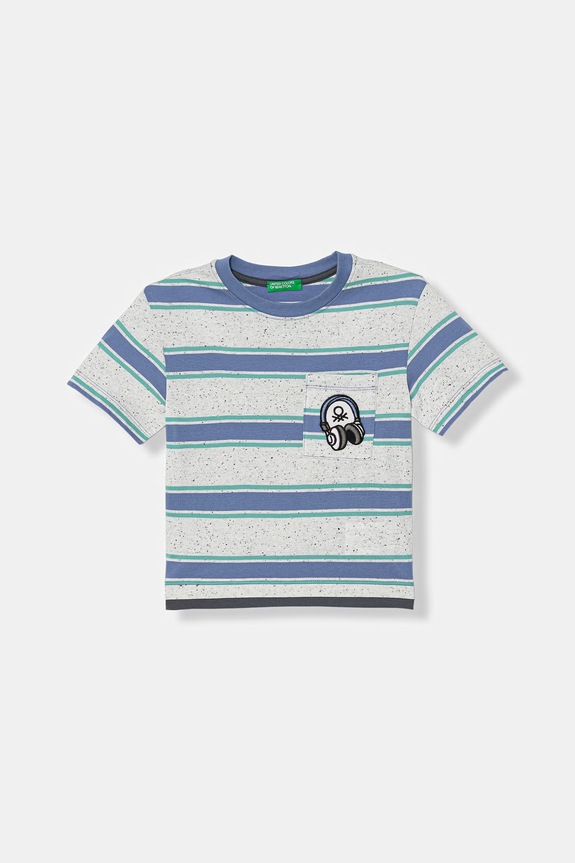 United Colors of Benetton tričko detské bavlnené modrá 3T52G10MI.P.Stagionale