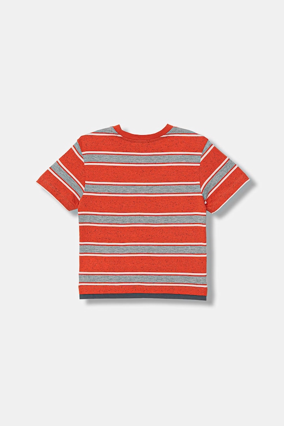 United Colors of Benetton tričko detské bavlnené 3T52G10MI.P.Stagionale červená SS26