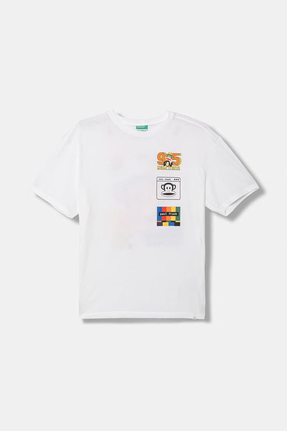 United Colors of Benetton tricou pentru copii, din bumbac alb 3I1XC10TC.G.Stagionale