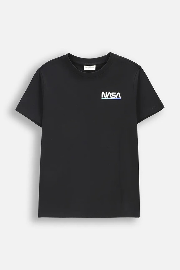 Coccodrillo kratka majica otroška bombažna črna WC6143221LBD