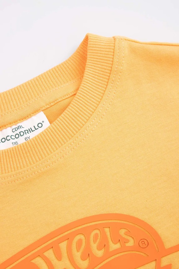 Fiú Coccodrillo női pamut póló WC6143203LBD narancssárga