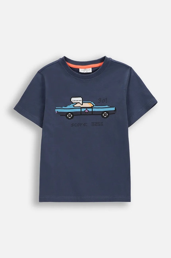 Coccodrillo T-shirt παιδικό βαμβακερό μπλε WC6143201MBK