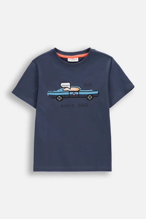 Coccodrillo T-shirt παιδικό βαμβακερό μπλε WC6143201MBK
