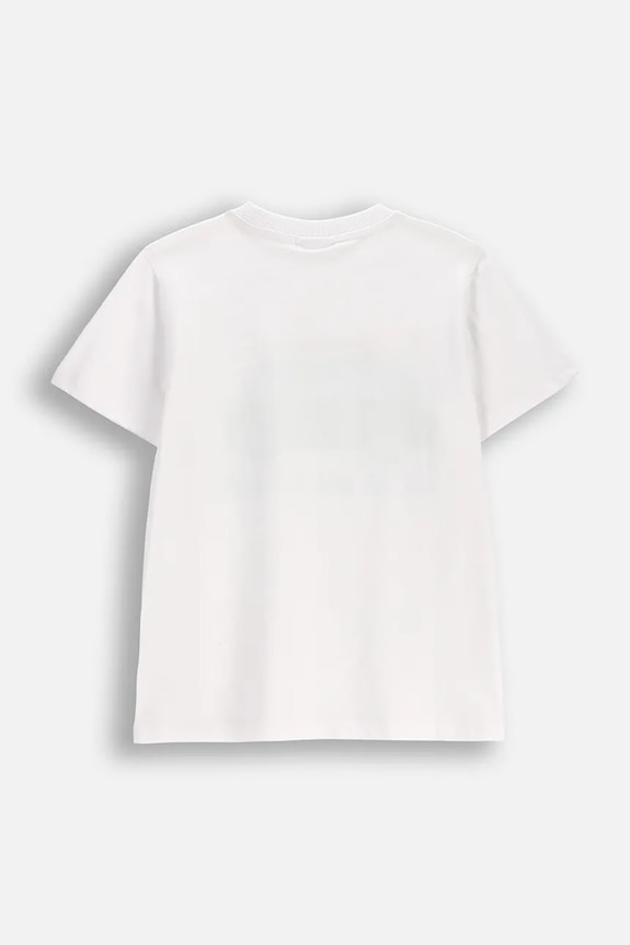 Coccodrillo gyerek pamut póló WC6143205VBB fehér SS26