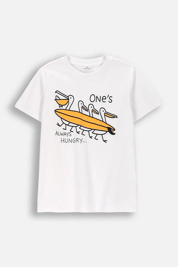 Coccodrillo T-shirt παιδικό βαμβακερό λευκό WC6143211VBB