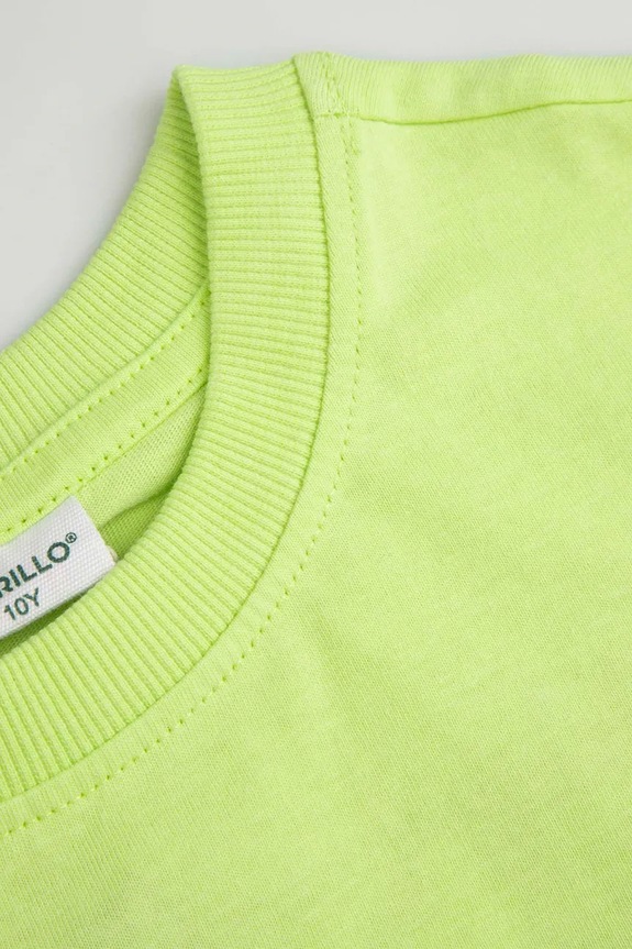 Chłopiec Coccodrillo T-shirt dziecięcy bawełniany WC6143204TBJ zielony