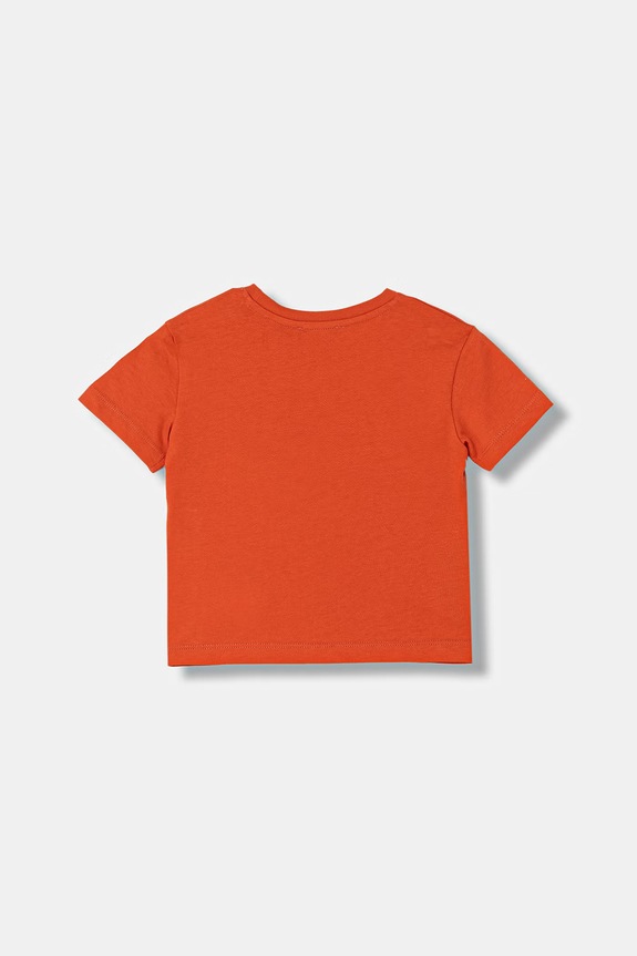 United Colors of Benetton T-shirt παιδικό βαμβακερό 3I1XG10MX.P.seasonal πορτοκαλί SS26