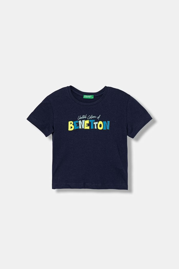 United Colors of Benetton majica za djecu od pamuka mornarsko plava 3I1XG10MX.P.seasonal