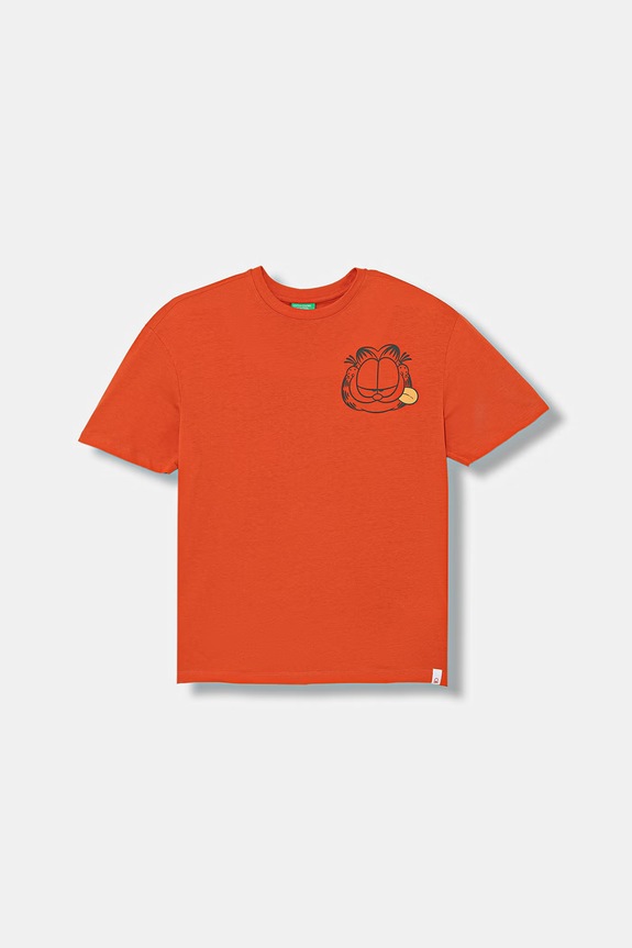 United Colors of Benetton tričko detské bavlnené 3I1XC10TK.G.seasonal oranžová SS26