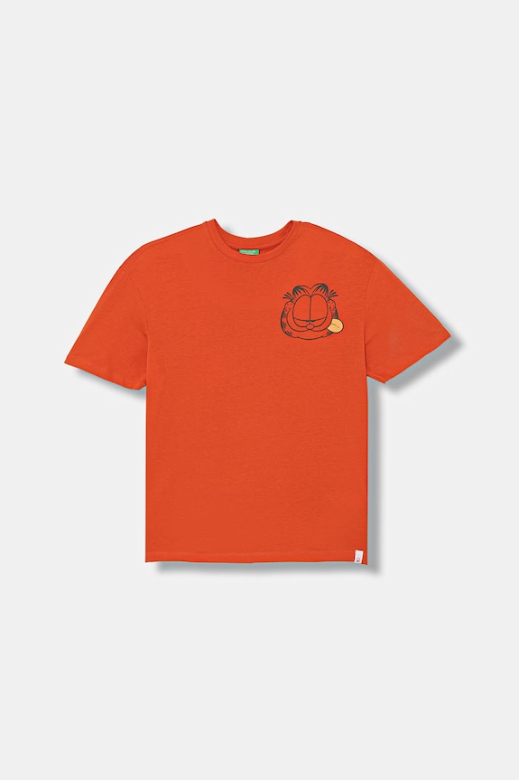 United Colors of Benetton tričko dětské bavlněné 3I1XC10TK.G.seasonal oranžová SS26