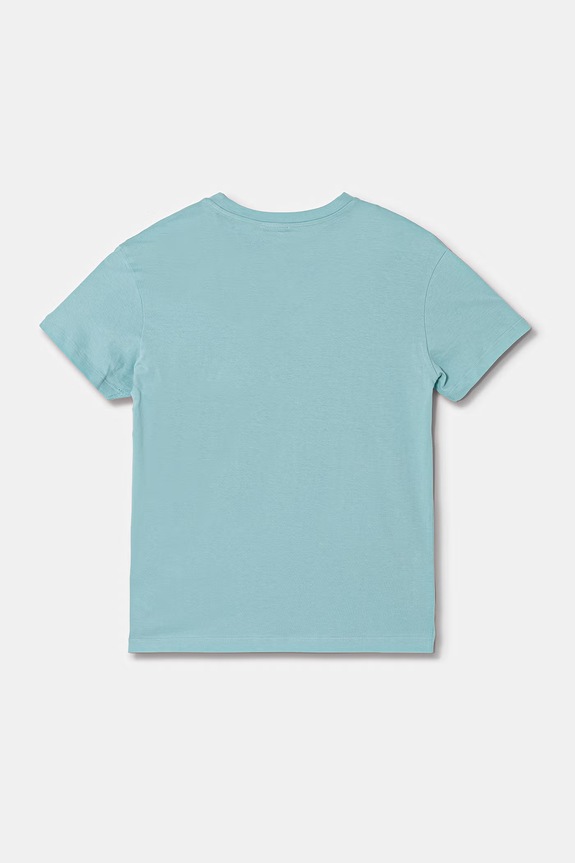 United Colors of Benetton majica za djecu od pamuka 3I1XC10TF.G.seasonal tirkizna SS26