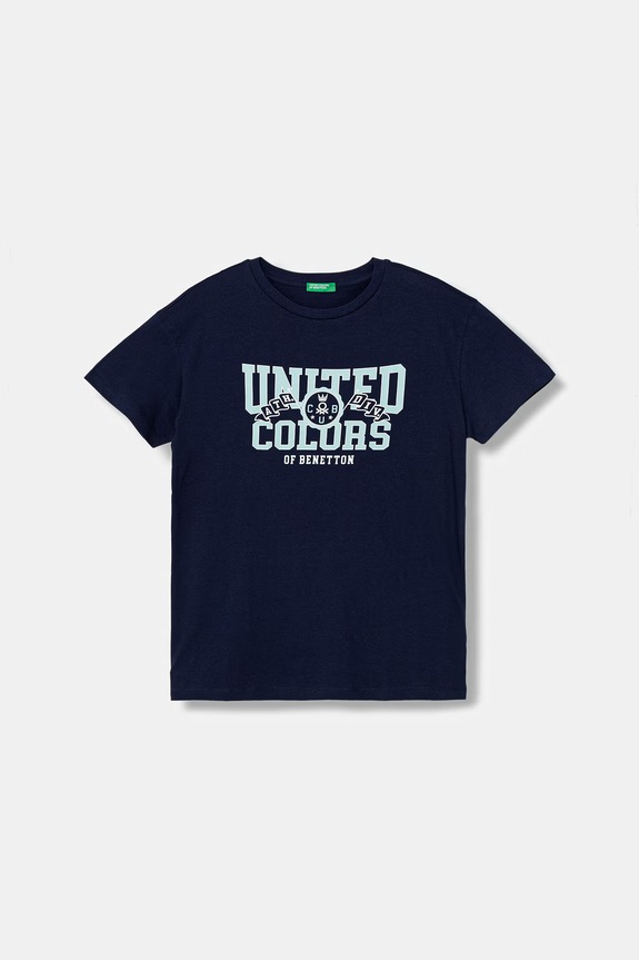 United Colors of Benetton majica za djecu od pamuka mornarsko plava 3I1XC10TF.G.seasonal