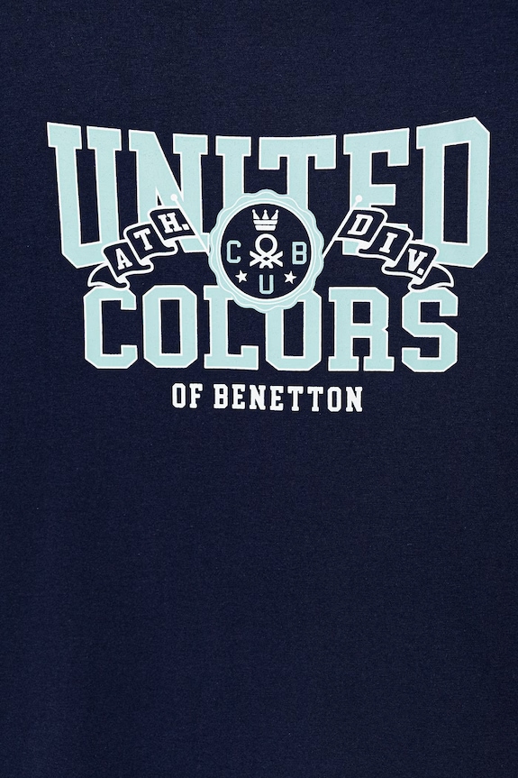 Dječaci United Colors of Benetton majica za djecu od pamuka 3I1XC10TF.G.seasonal mornarsko plava