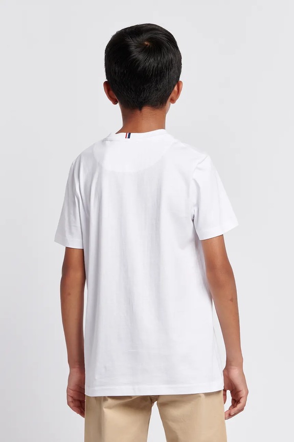 U.S. Polo Assn. t-shirt Παιδικό βαμβακερό USP2374 λευκό