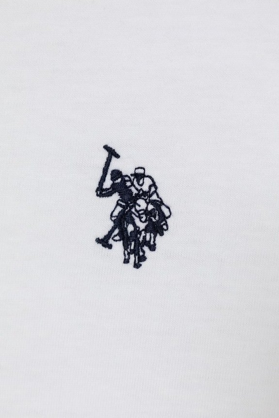 U.S. Polo Assn. t-shirt Παιδικό βαμβακερό λευκό USP2374