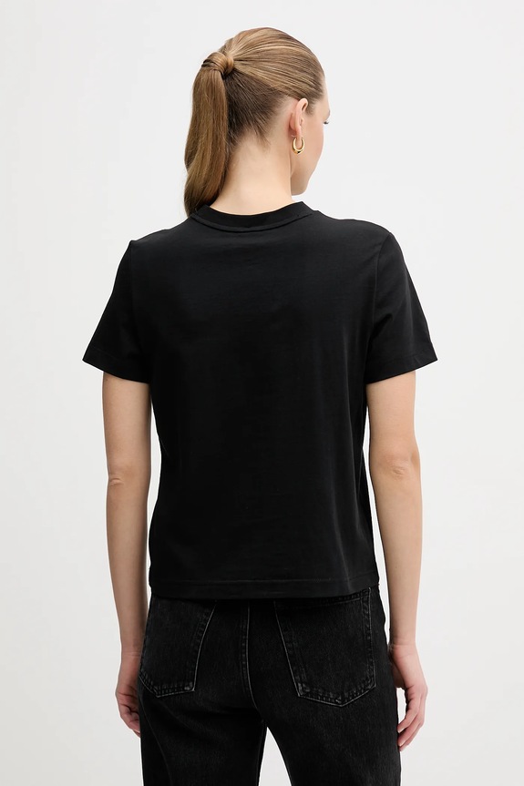 Дрехи Памучна тениска Calvin Klein Jeans LV047E813G черен