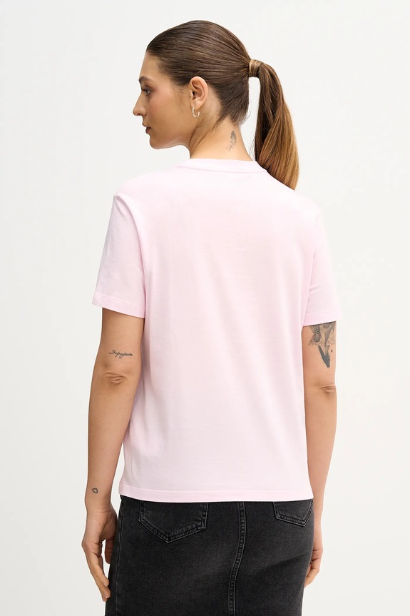 Дрехи Памучна тениска Calvin Klein Jeans LV047E821G розов