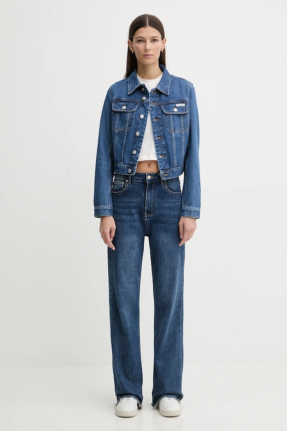 Bavlnené tričko Calvin Klein Jeans LV047E823G béžová SS26