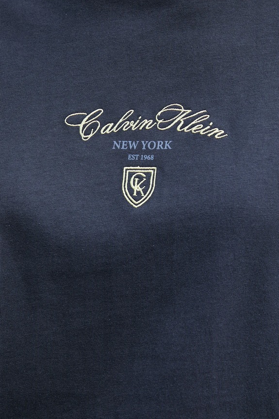 Calvin Klein Jeans t-shirt bawełniany LV047E232G granatowy