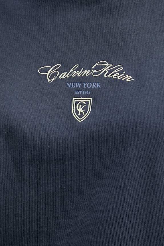 Calvin Klein Jeans t-shirt bawełniany LV047E232G granatowy