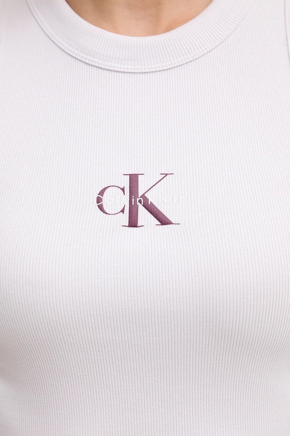Calvin Klein Jeans top LV047E200G fioletowy