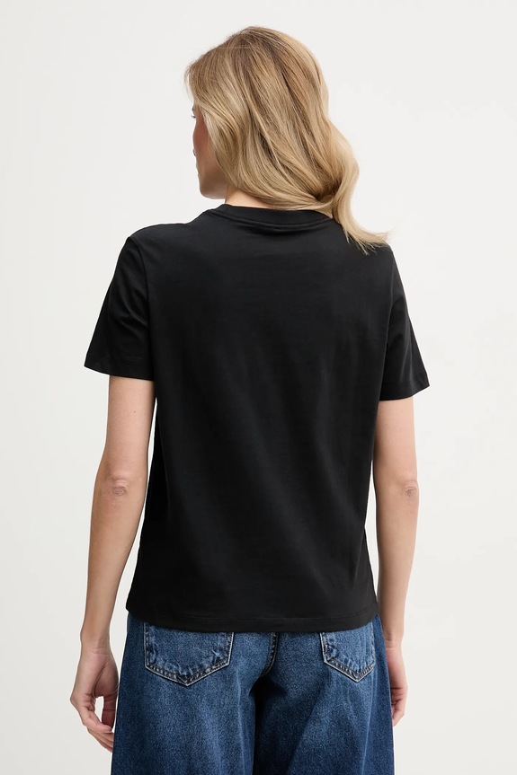 Oblečenie Bavlnené tričko Calvin Klein Jeans LV047E809G čierna