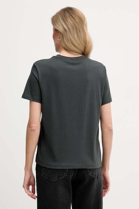 Oblečenie Bavlnené tričko Calvin Klein Jeans LV047E215G sivá